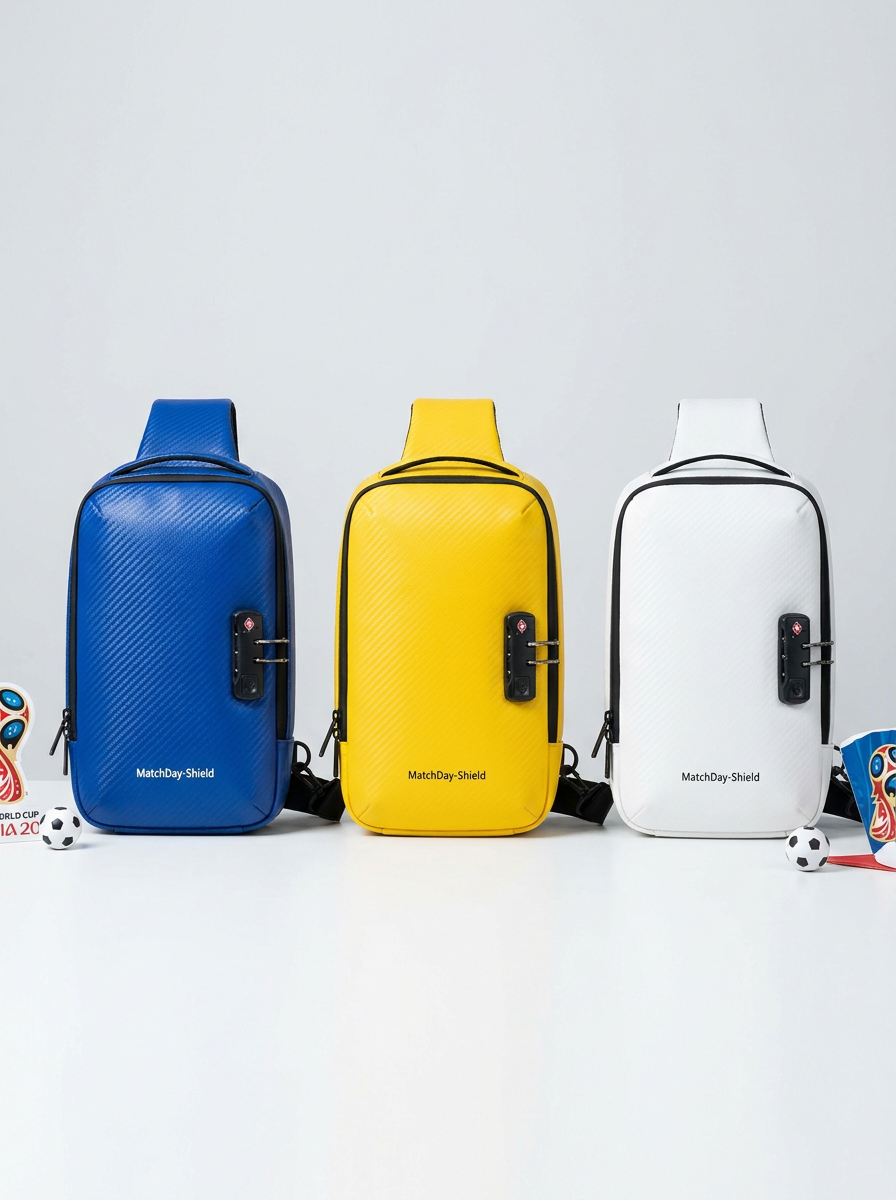 GuardianGearLab™ "MatchDay-Shield" Anti-Theft Fan Sling Bag